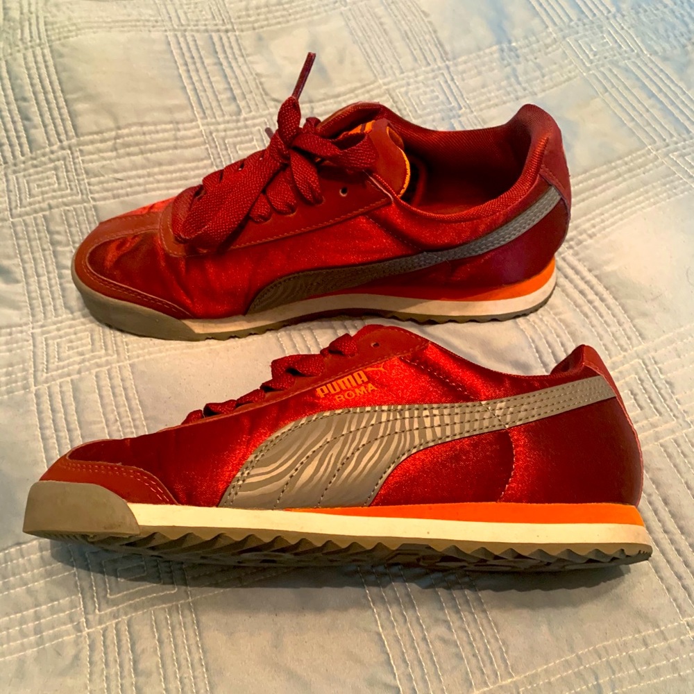 Puma Roma Retro Satin Sneakers